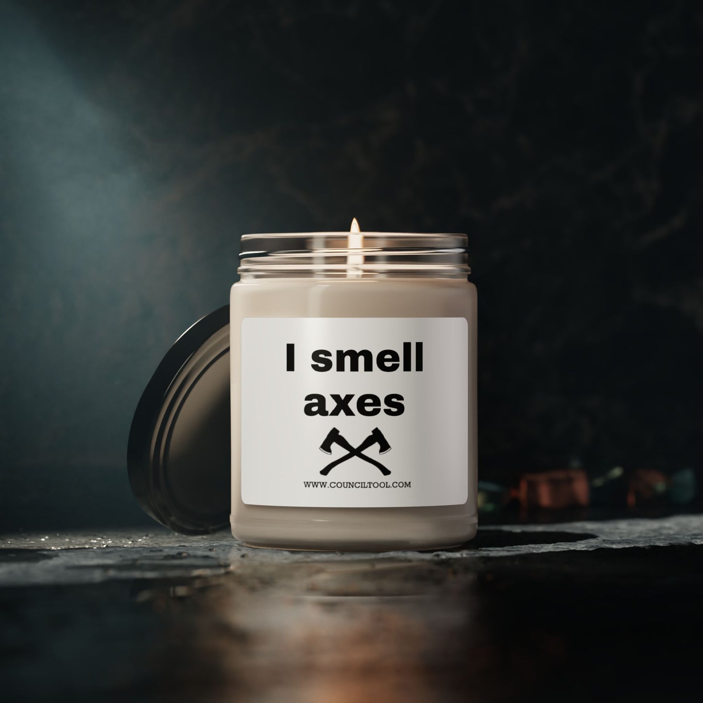 "I Smell Axes" Scented Soy Candle, 9oz