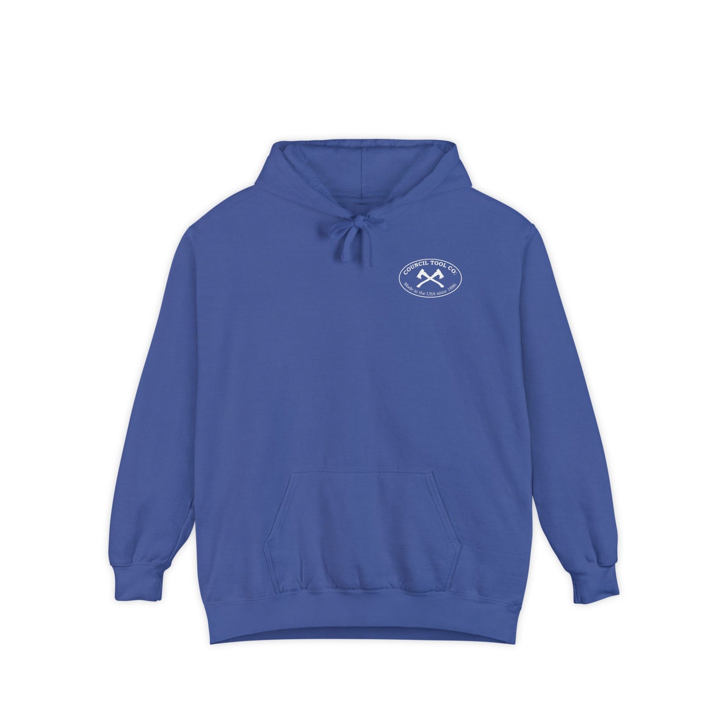 'Get Your Axe to Work" Unisex Garment-Dyed Hoodie