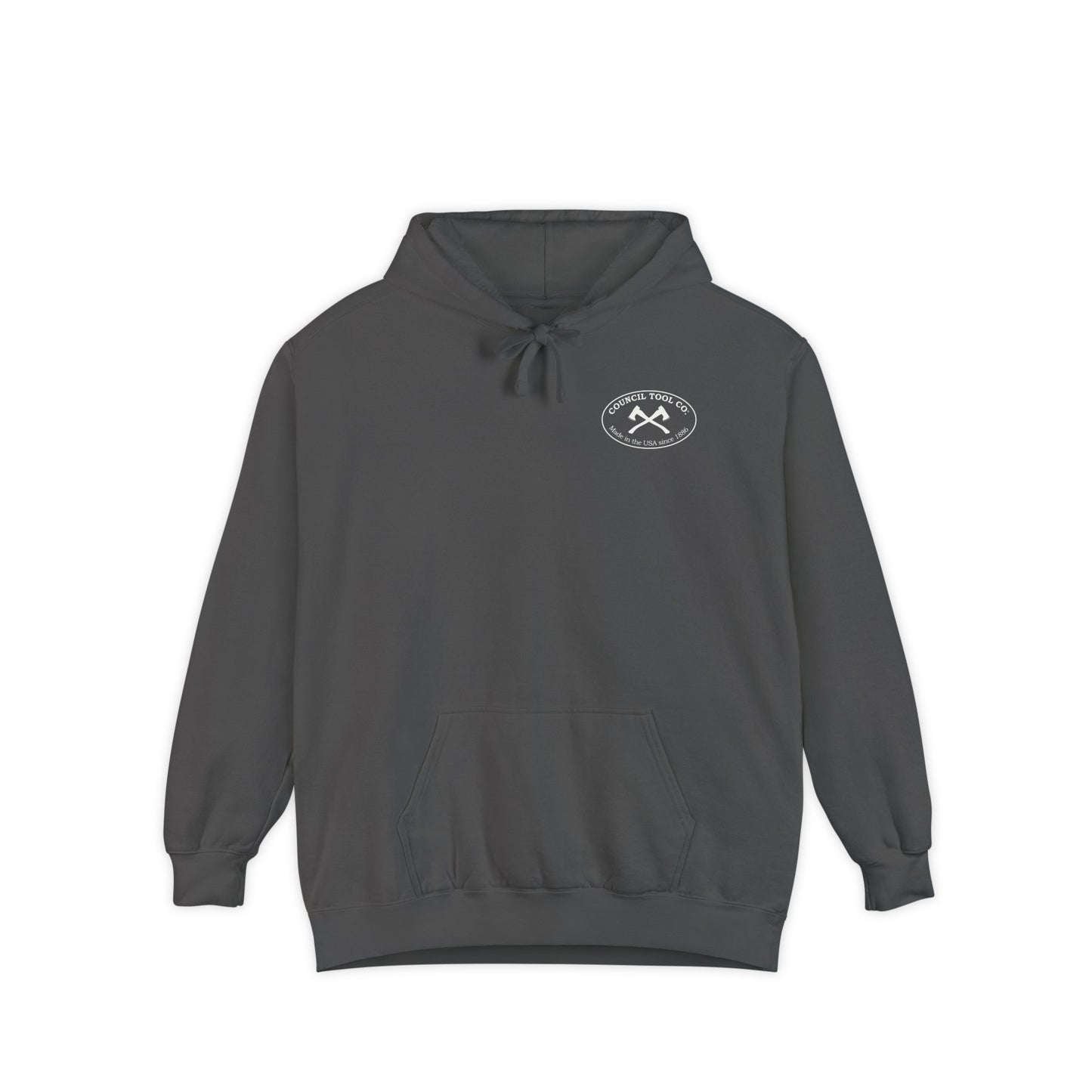 'Get Your Axe to Work" Unisex Garment-Dyed Hoodie