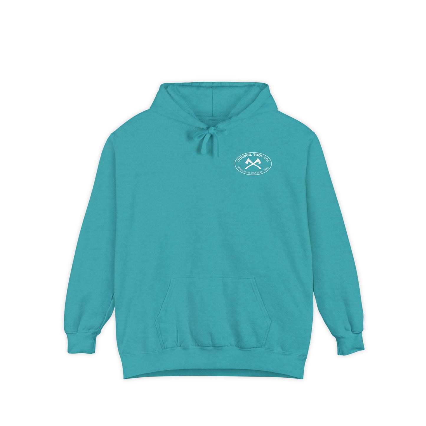 'Get Your Axe to Work" Unisex Garment-Dyed Hoodie