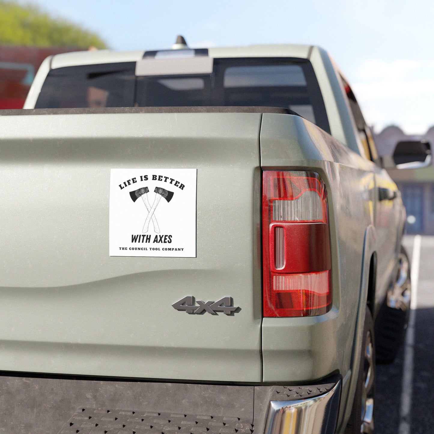 "Life is Better With Axes" Car Magnets