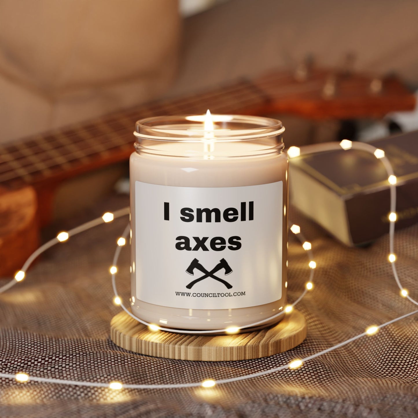 "I Smell Axes" Scented Soy Candle, 9oz