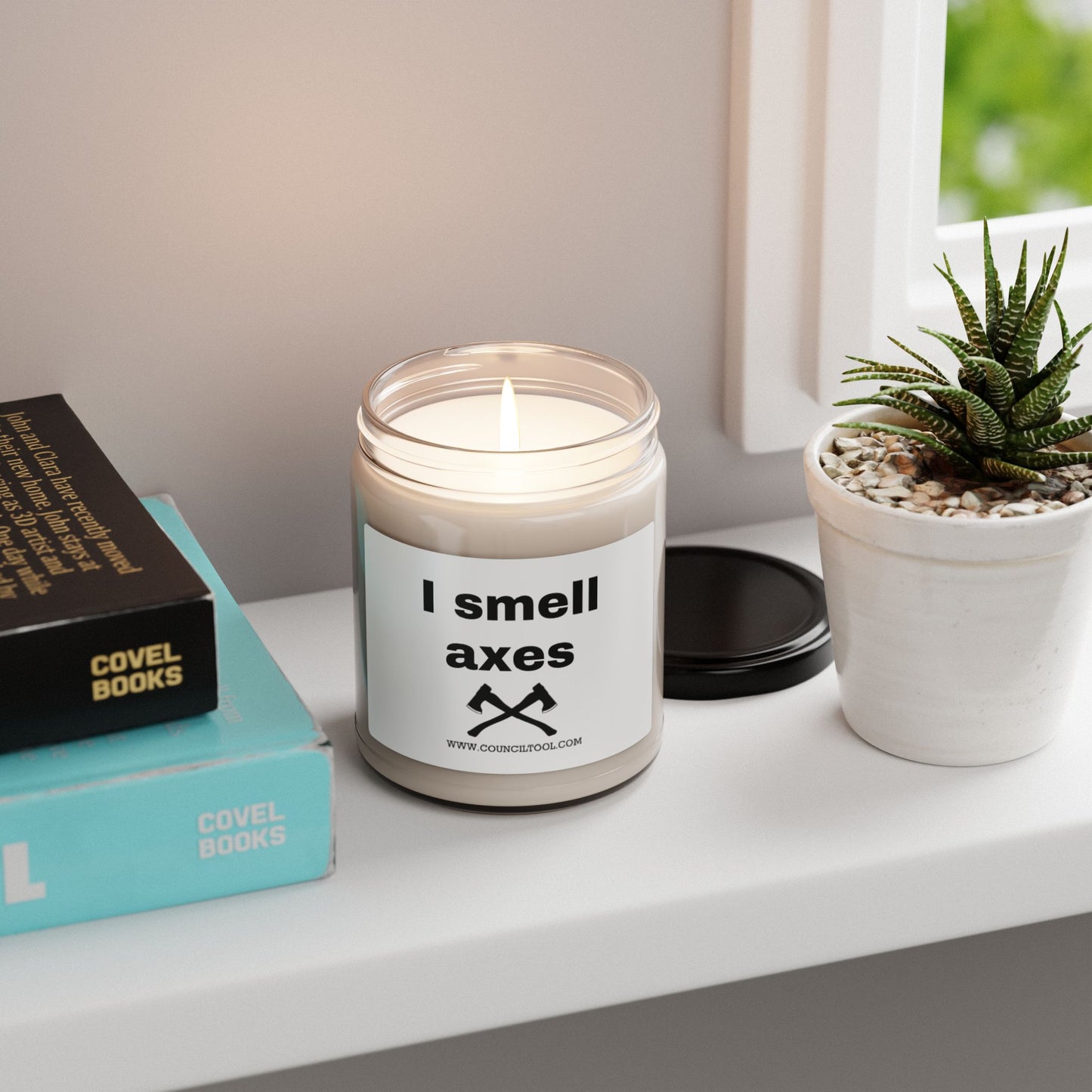 "I Smell Axes" Scented Soy Candle, 9oz