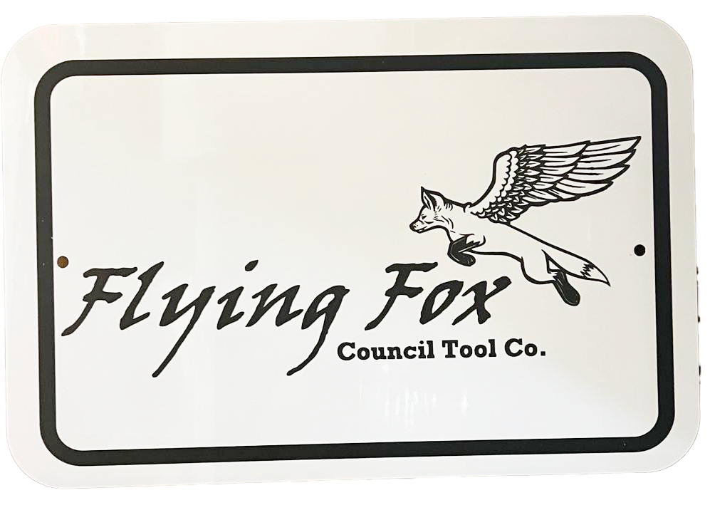 Council Tool Flying Fox Aluminum Sign | Champion’s Edge, Legendary Style