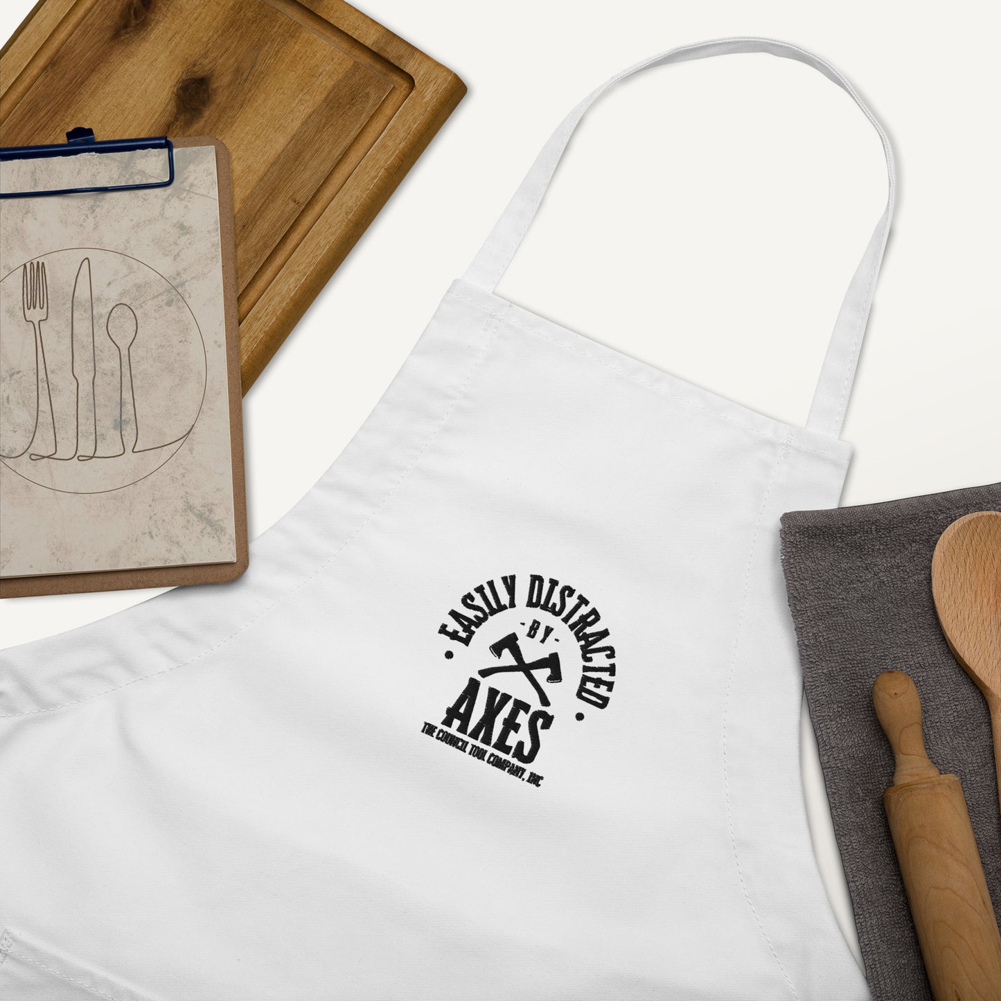 Embroidered Apron