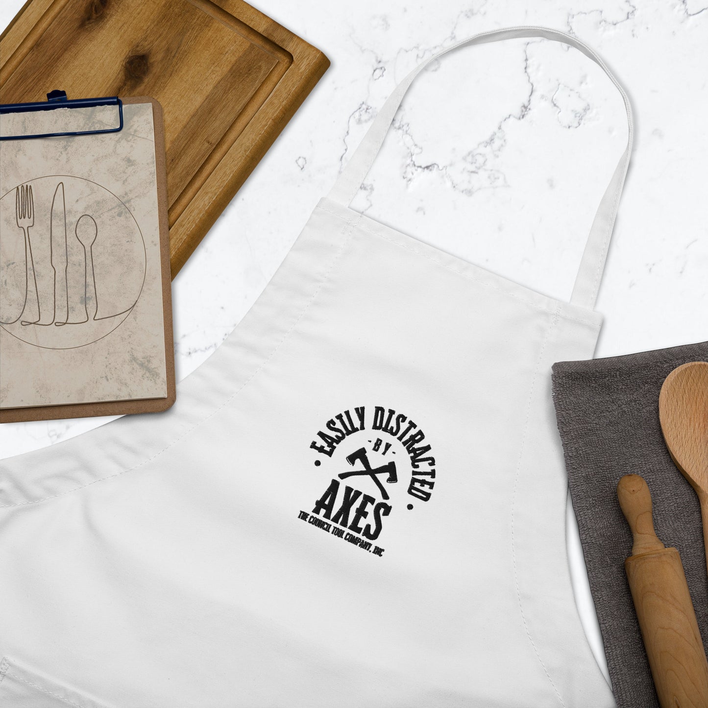 Embroidered Apron