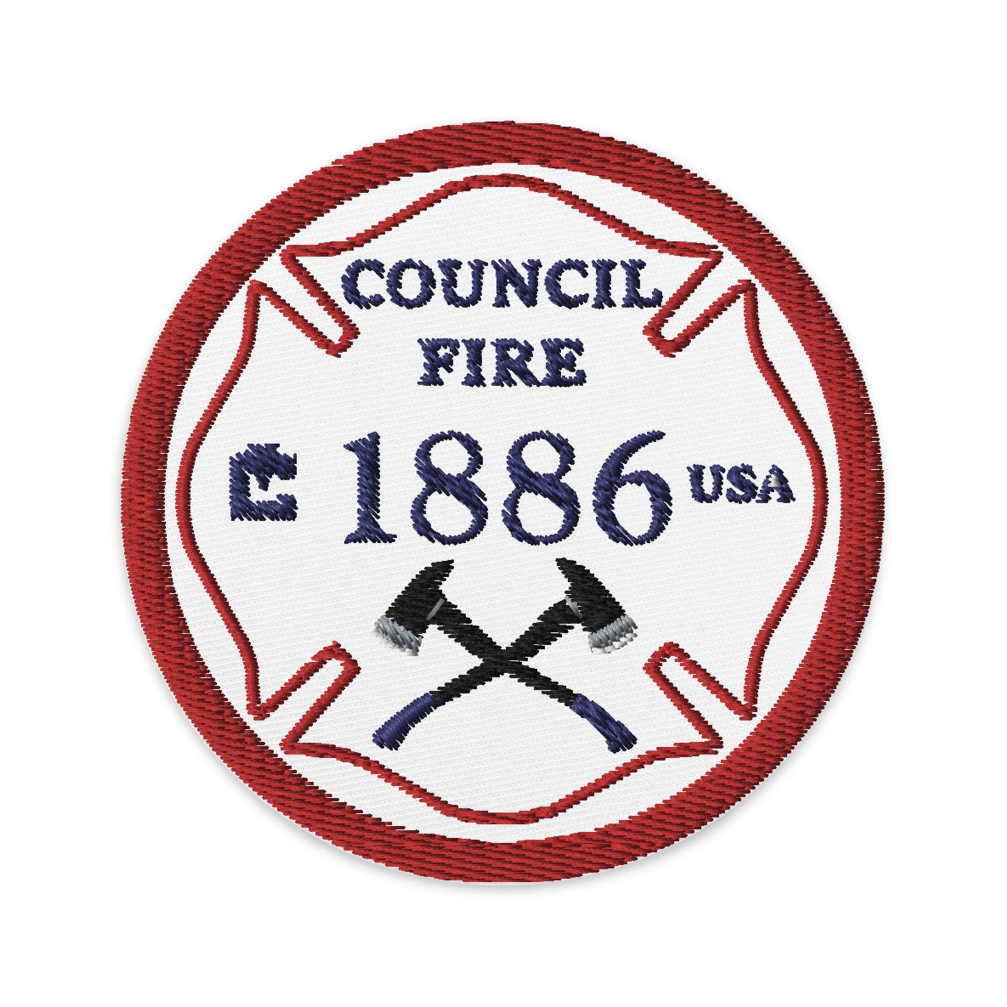 Council Fire Embroidered patch