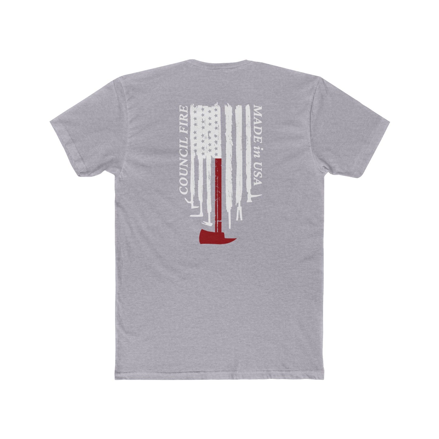 T-Shirt — Vertical American Flag Axe Graphic Tee
